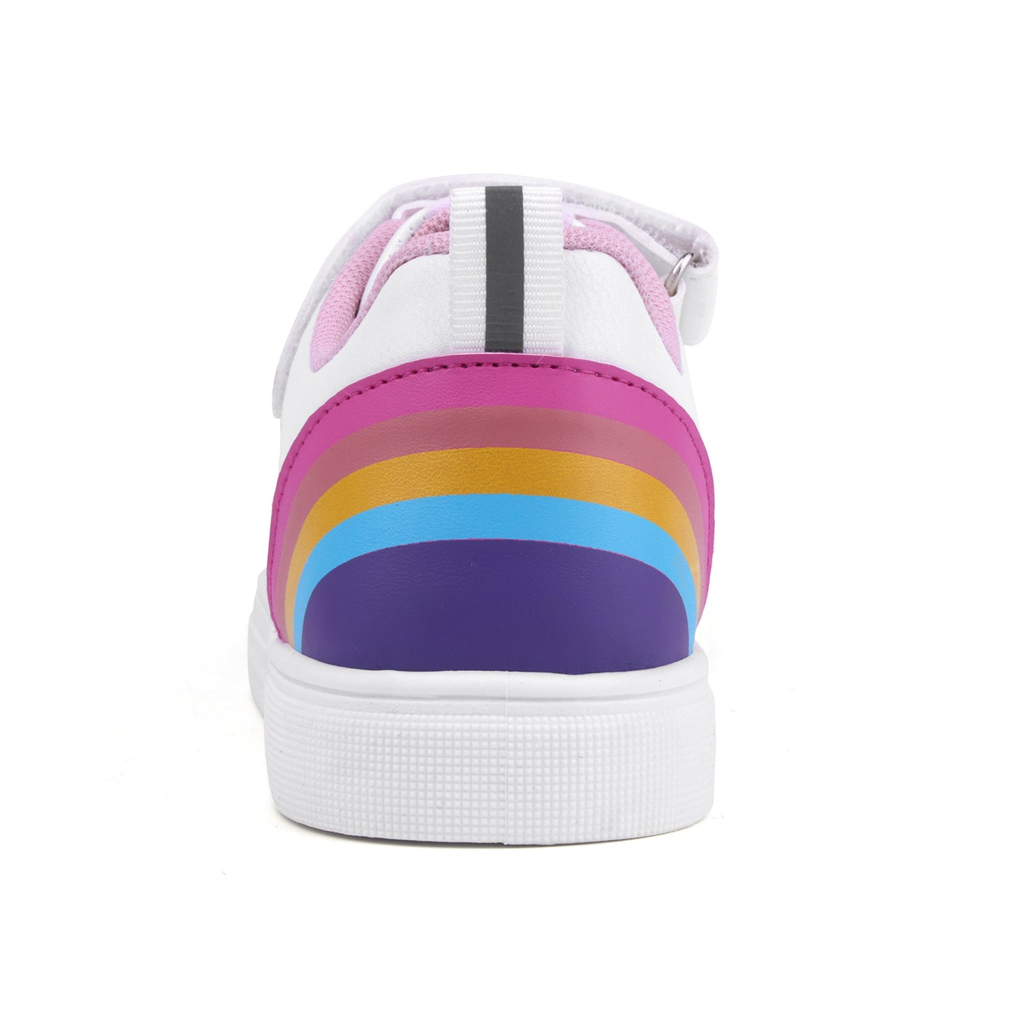 Girl's Trendy Skate Shoes With Hook And Loop Fastener, Comfy Anti-skid Platform Sneakers For School Day/Daily Outdoor Activities