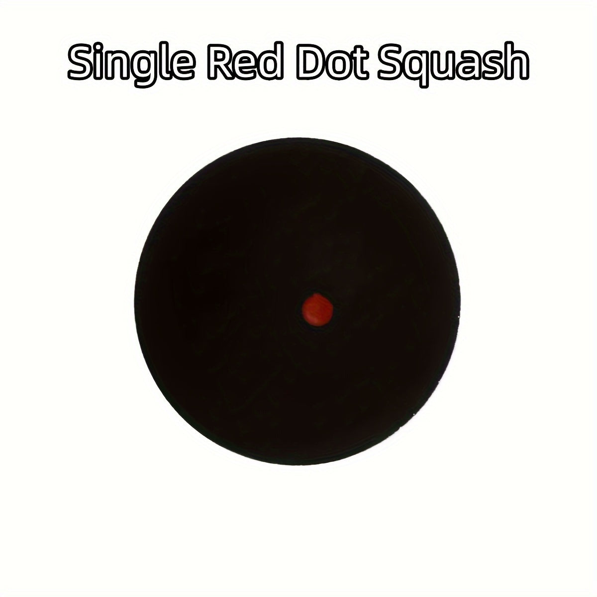 Professional 1pc Squash Ball, Single Dot - Rubber, Adult, ID XL46950