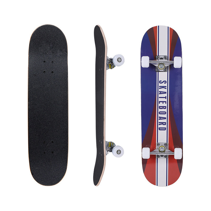 Beginner Skateboard for Girls | Double Rocker Short Board | 6-12 Years Old | Wood Material | VC20310