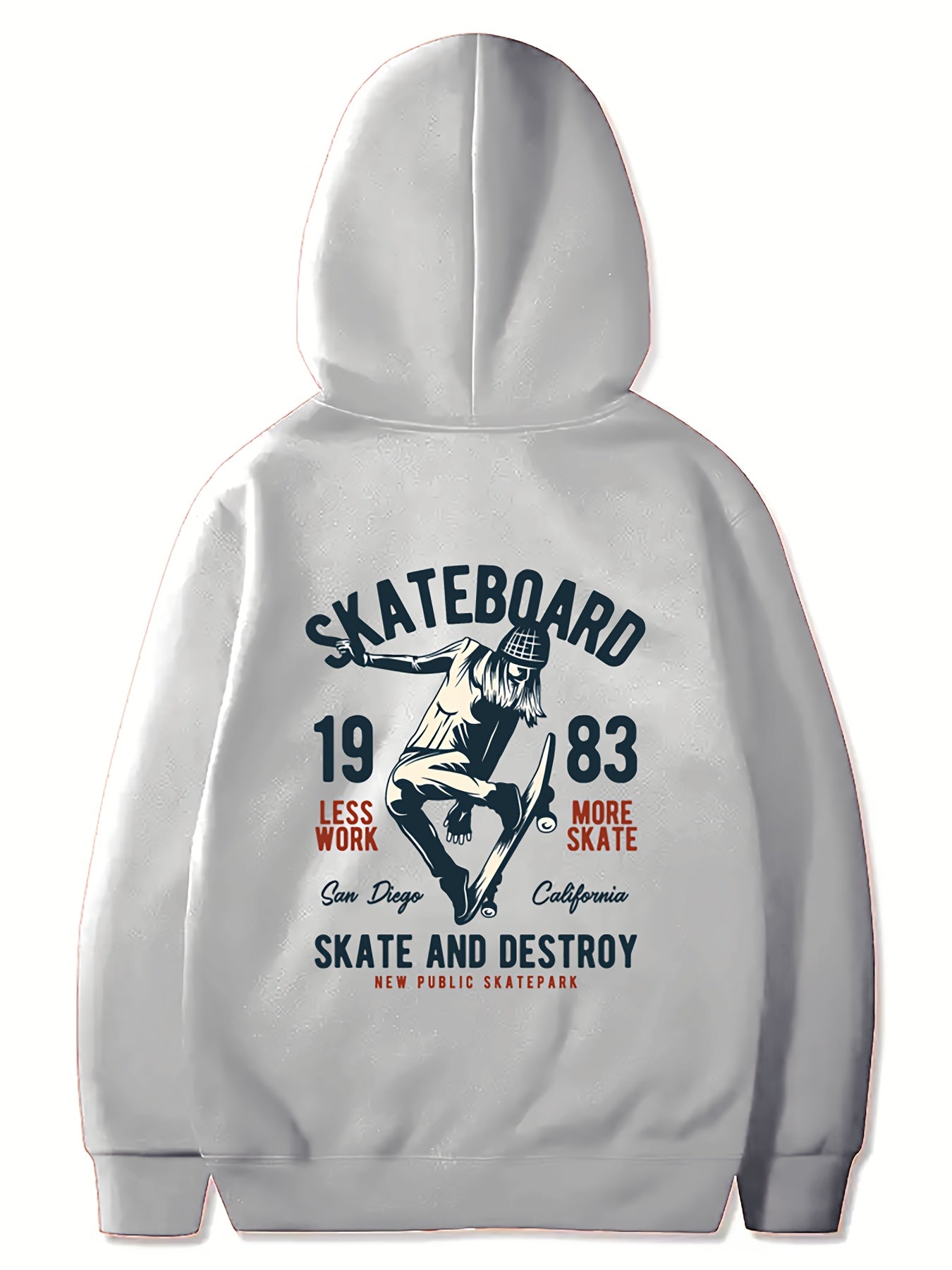 Girls Skateboard Print Hoodie | Long Sleeve Sweatshirt with Pockets | Trendy for Spring & Fall