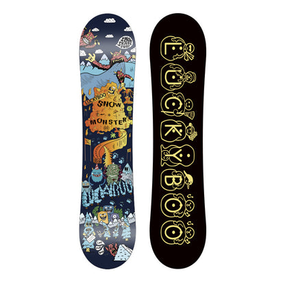 Premium Children's Snowboard Set - Ideal for Boys & Girls, Veneer for Optimal Performance - QJ02652