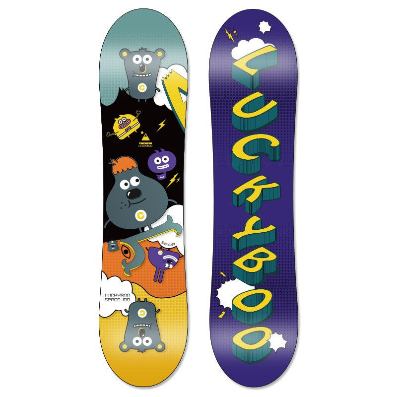 Premium Children's Snowboard Set - Ideal for Boys & Girls, Veneer for Optimal Performance - QJ02652