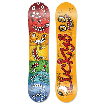 Premium Children's Snowboard Set - Ideal for Boys & Girls, Veneer for Optimal Performance - QJ02652