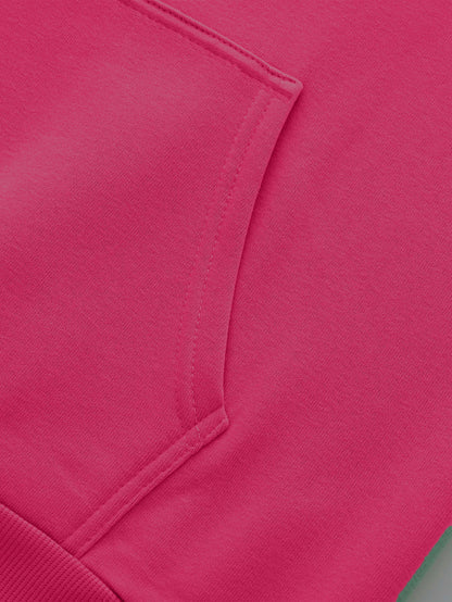 Girls Snowboard Graphic Hoodie - Trendy Long Sleeve Sweatshirt for Kids