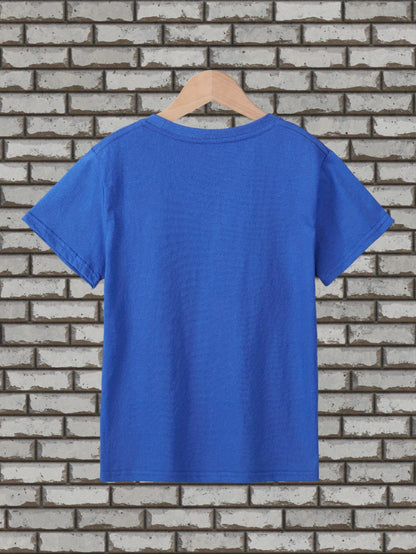 Girl's Cartoon Astronaut Playing Skateboard Pattern Shirt, Casual Breathable Comfy Short Sleeve Tee Top For City Walk Street Hanging Outdoor Activities