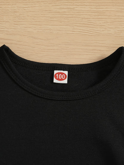 Coconut Tree Surf Print T-Shirt - Kids' Summer Casual Crew Neck Tee