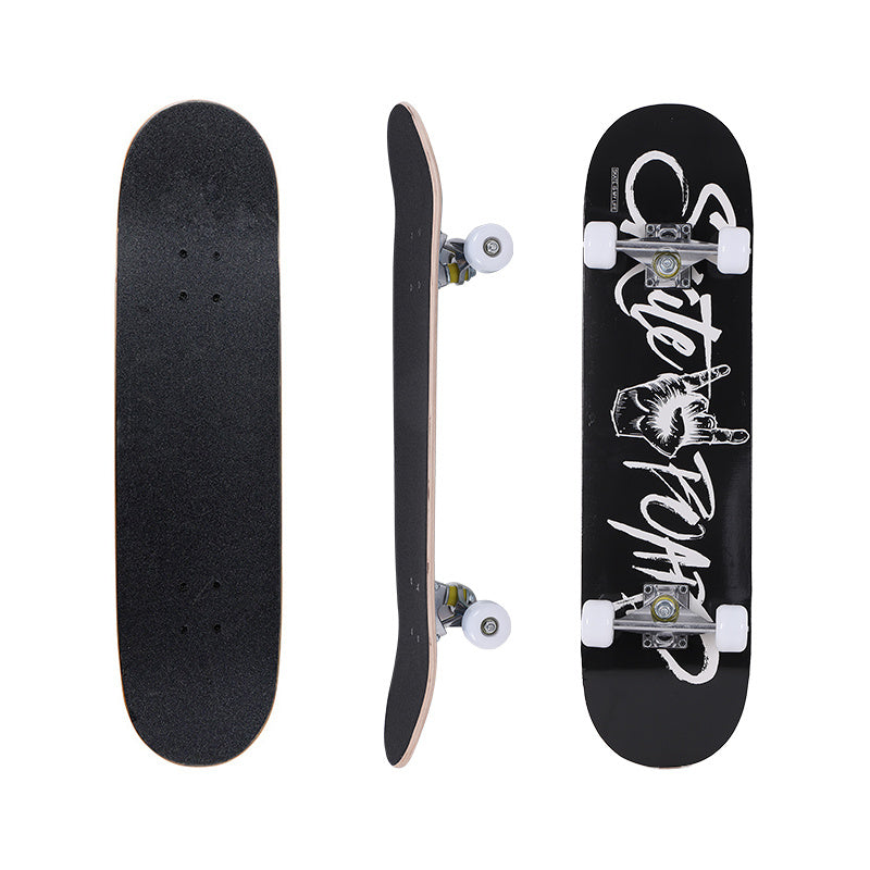 Beginner Skateboard for Girls | Double Rocker Short Board | 6-12 Years Old | Wood Material | VC20310
