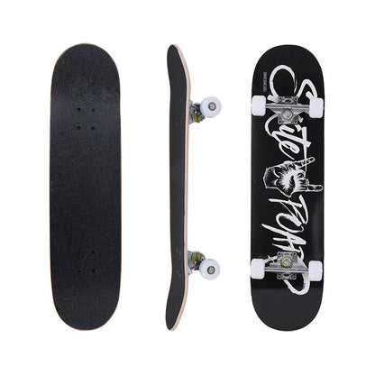 Beginner Skateboard for Girls | Double Rocker Short Board | 6-12 Years Old | Wood Material | VC20310
