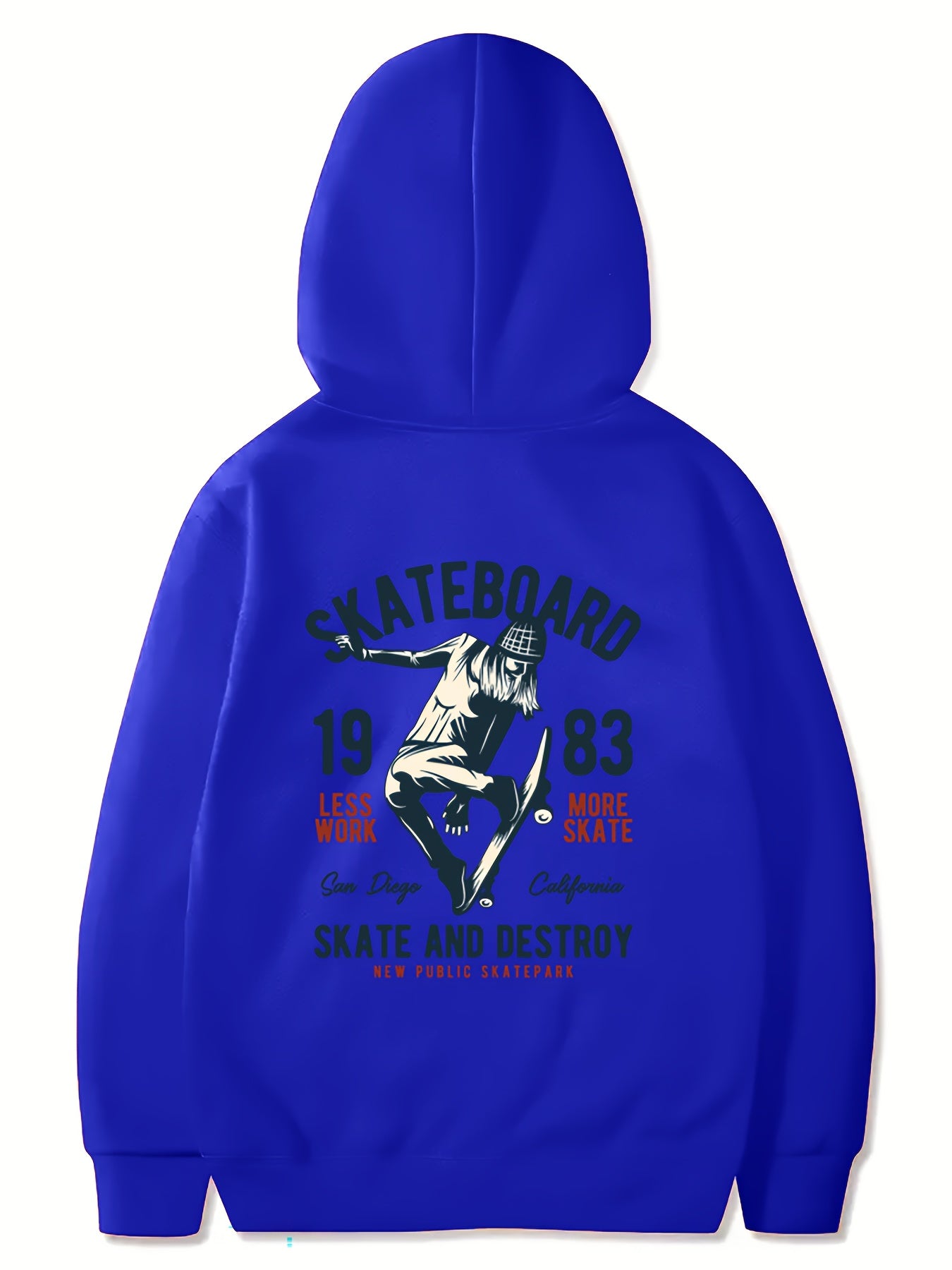 Girls Skateboard Print Hoodie | Long Sleeve Sweatshirt with Pockets | Trendy for Spring & Fall