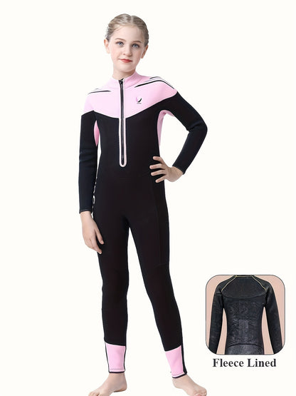 Kids' 3.5mm Neoprene Diving Suit for Beach & Water Activities - Warm, Easy to Wear, Multiple Uses - vofiw