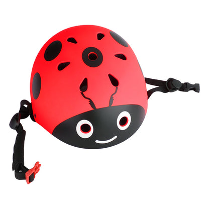 Kids Child Rain Helmet Hat Adjust Sport Safety Hat Cute Ladybug Helmet for Skateboard Cycling Skate Scooter Safe Protective Hat
