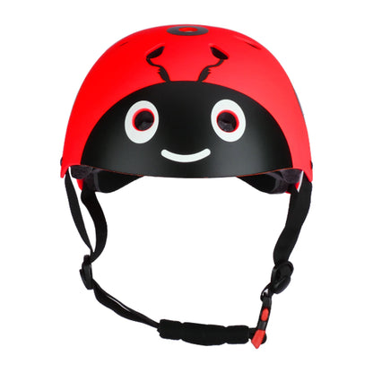 Kids Child Rain Helmet Hat Adjust Sport Safety Hat Cute Ladybug Helmet for Skateboard Cycling Skate Scooter Safe Protective Hat