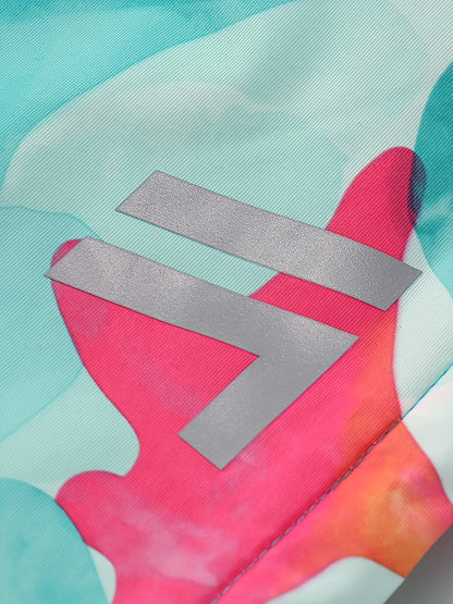 Girls Winter Ski Jacket - Hooded, Zip Front, Camo Pattern - Trendy & Warm - Polyester - Sports & Skiing - Ages 12 & Under - MV09938