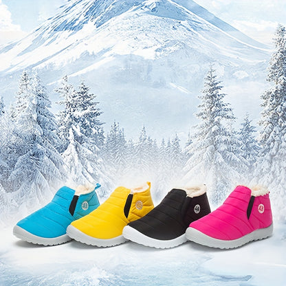 Cozy Non-slip Snow Boots for Girls | Warm Fleece Lined Ankle Boots for Winter Hiking | Lightweight & Cute