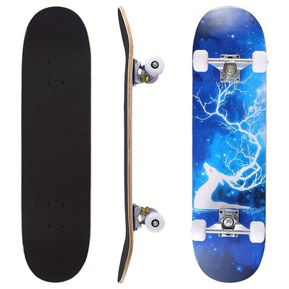 Beginner-Friendly Four-Wheel Scooter for Kids & Teens - Double Warping Board for Enhanced Skills