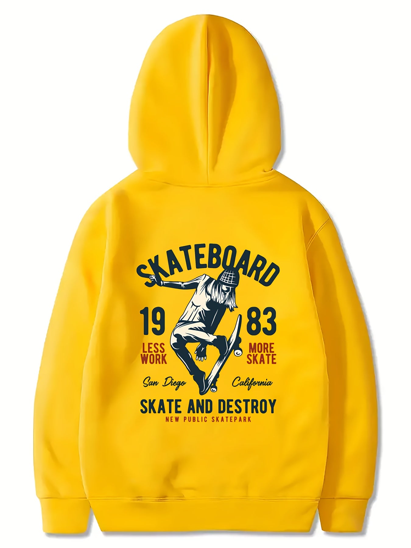 Girls Skateboard Print Hoodie | Long Sleeve Sweatshirt with Pockets | Trendy for Spring & Fall