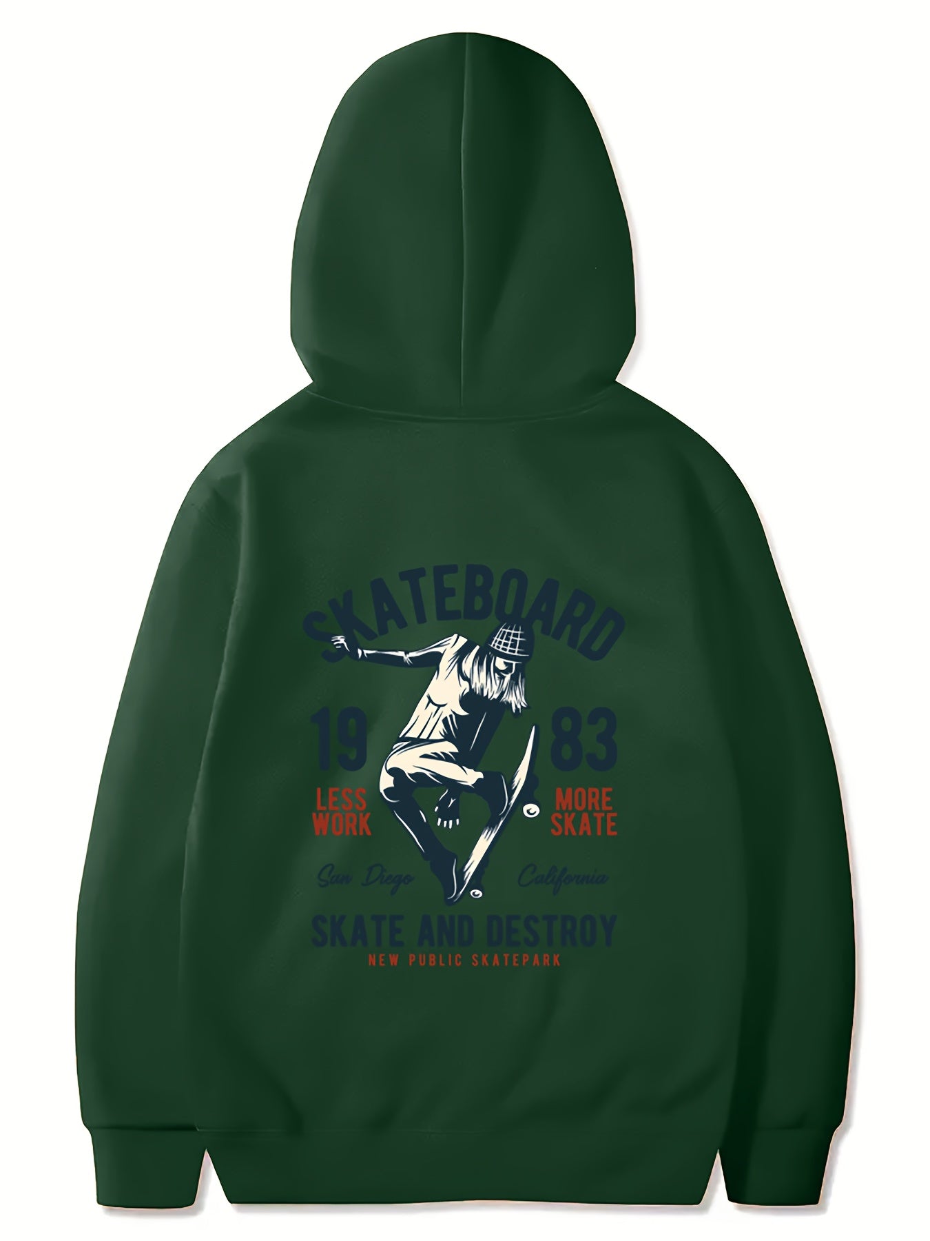 Girls Skateboard Print Hoodie | Long Sleeve Sweatshirt with Pockets | Trendy for Spring & Fall