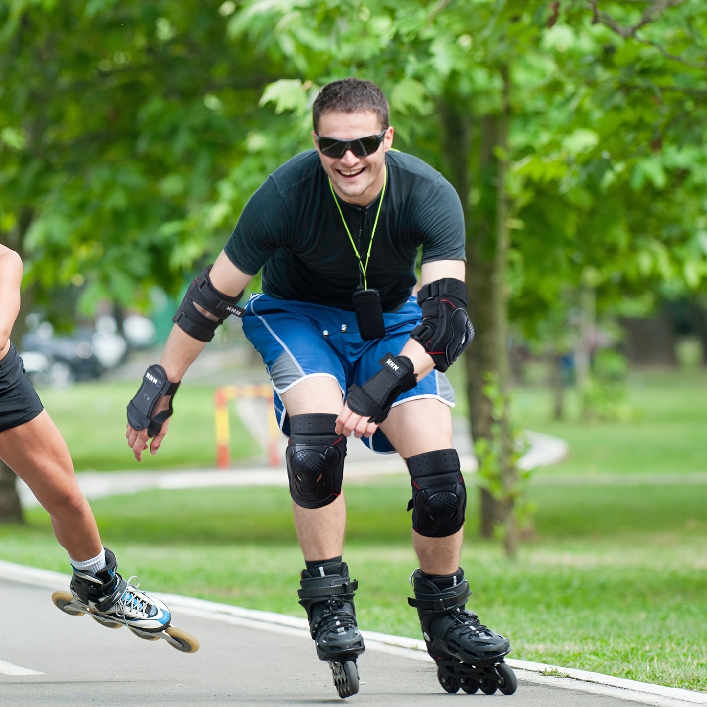 6-in-1 Protective Gear Set For Skateboarding, Cycling, And More - Knee Pads, Elbow Pads, And Wrist Guards For Ultimate Safety