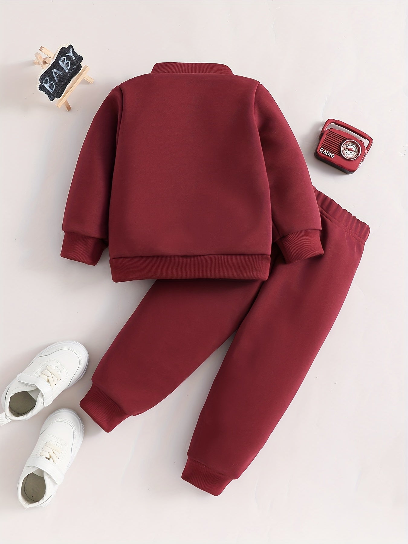 Toddler Girls 2-piece Set Pullover Sweatshirt & Elastic Waist Sweatpants Cartoon Skateboard Bear Print Casual Outfits For Autumn / Spring