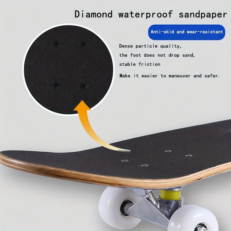 Beginner-Friendly Four-Wheel Scooter for Kids & Teens - Double Warping Board for Enhanced Skills