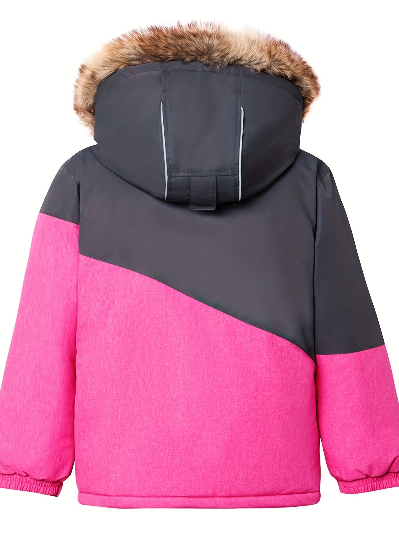 Colorful Ski Suit Set - Hooded Jacket & Thermal Jumpsuit for Girls - Winter Vacation Essential