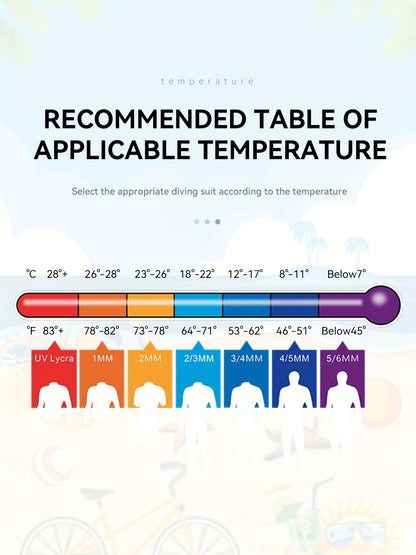 Professional 3mm Neoprene Diving Suit for Girls - Thermal, Anti-Jellyfish, Cold-Proof - Perfect for Water Sports!