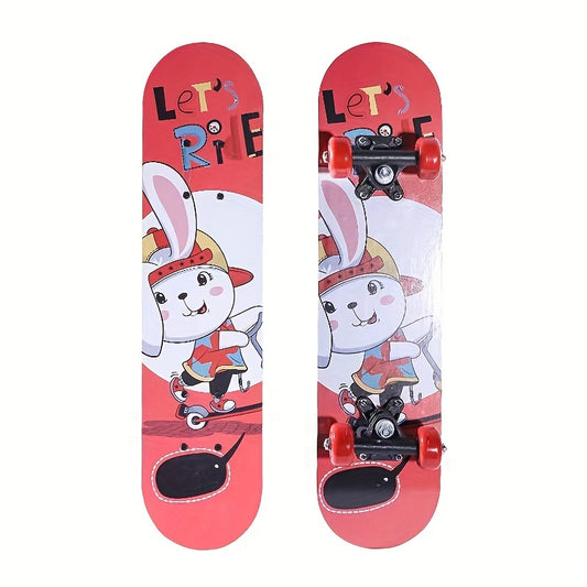 Kids Outdoor Skateboard - Cute Dinosaur & Duck Design - Perfect for Learning - All Skill Levels